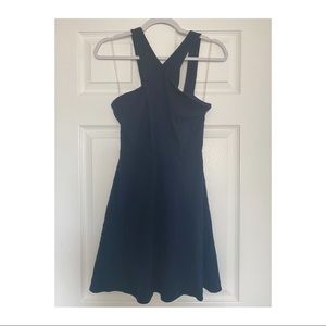 Maurices Navy Blue High-Neckline Dress